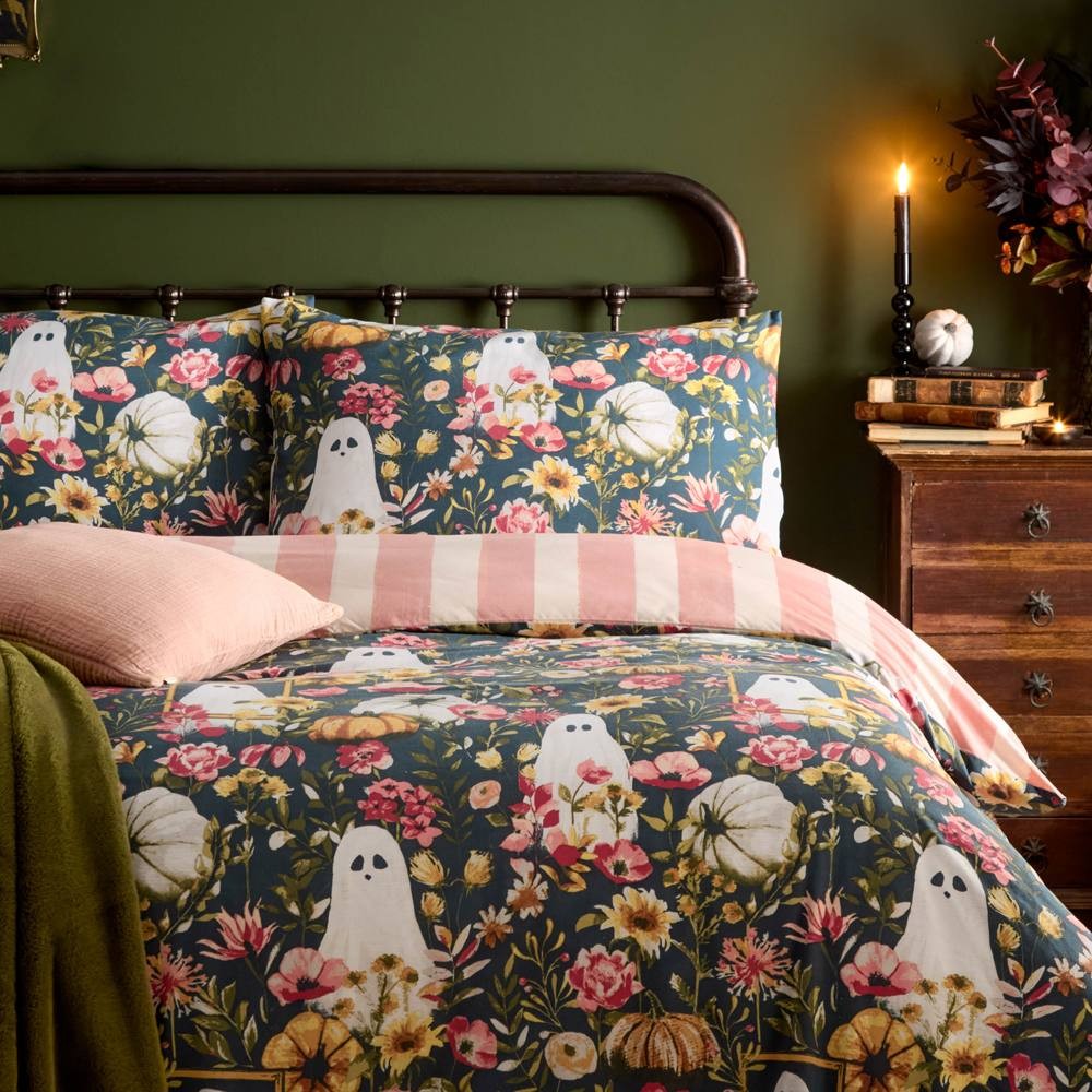 Furn Botanical Printed Double Reversible Duvet Set - image 3