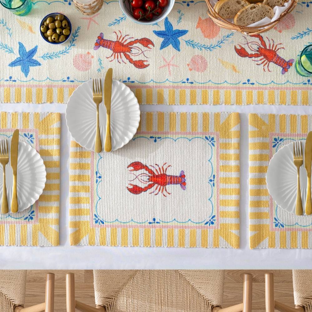 furn. Brunch Stripes Multicolour Indoor and Outdoor Table Runner 35 x 220cm - image 3