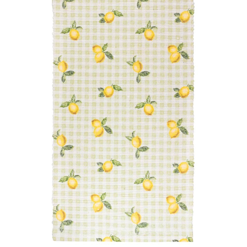 Furn Fruits Lemons Green Table Runner 220 x 35cm - image 2