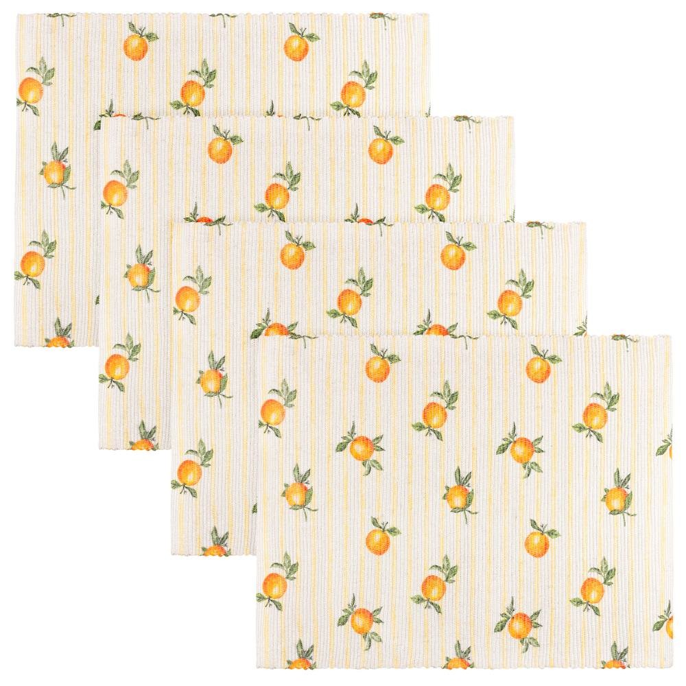 Furn Fruits Oranges Yellow Placemats 36 x 46cm 4 Pack - image 2
