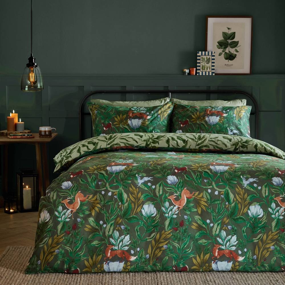 Furn Into The Woods Printed Single Reversible Duvet Set - image 4