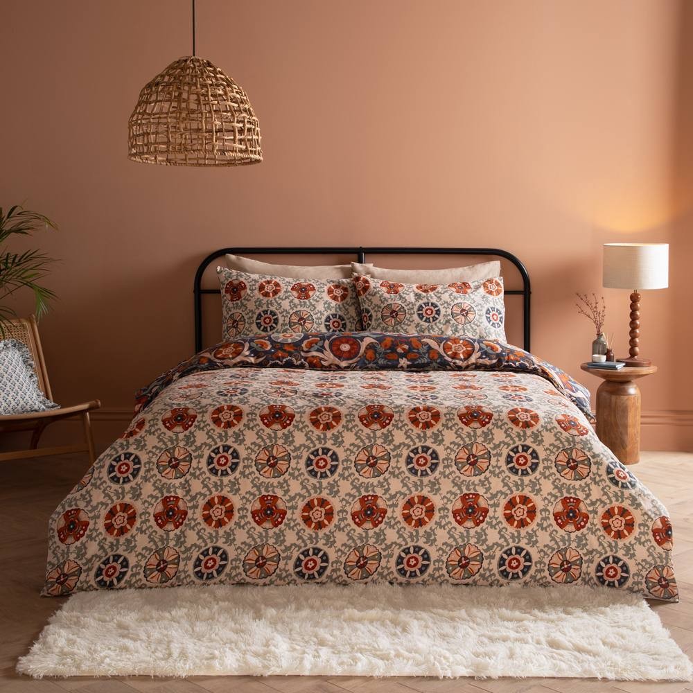 Furn Kinfolk Printed King Size Reversible Duvet Set - image 2