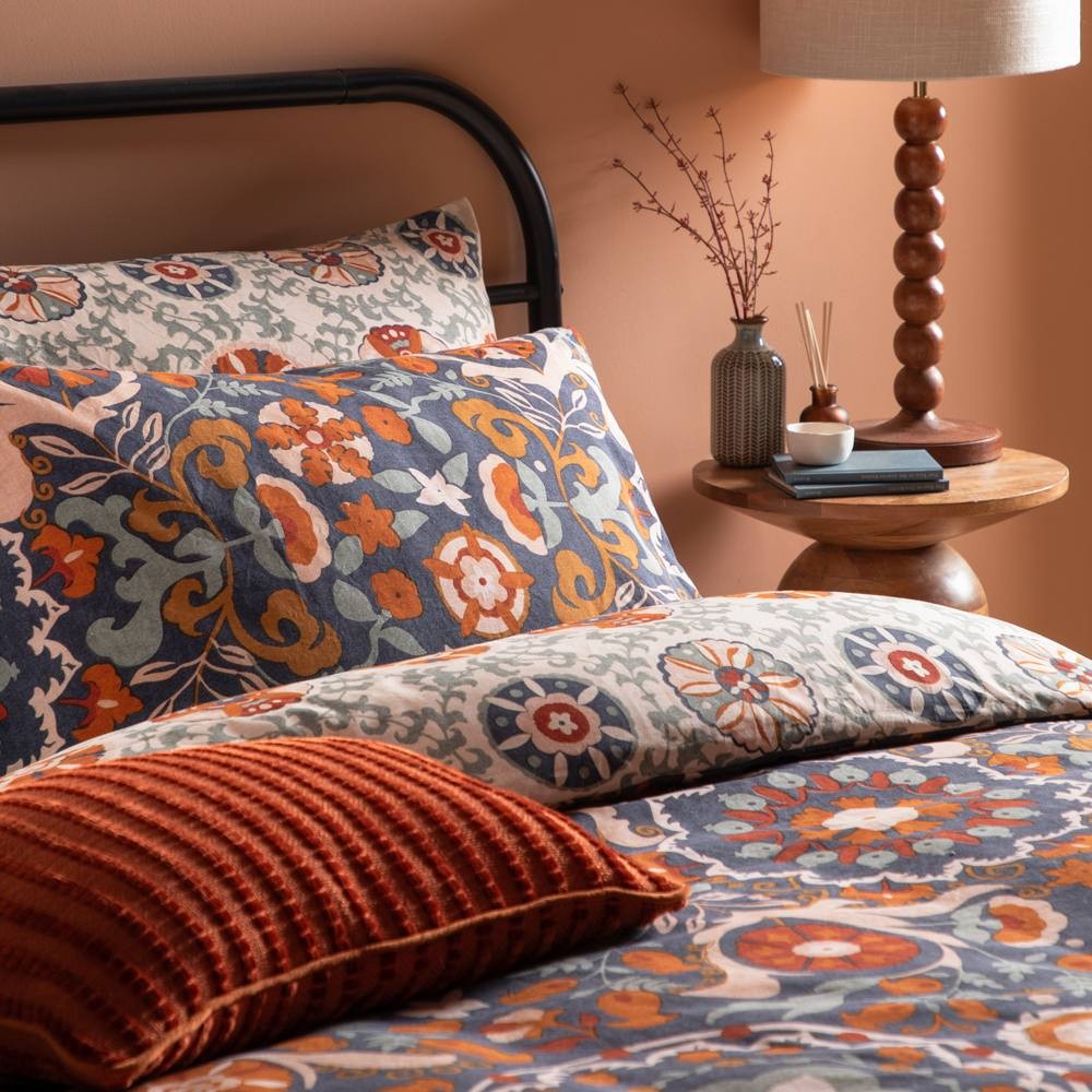 Furn Kinfolk Printed King Size Reversible Duvet Set - image 3