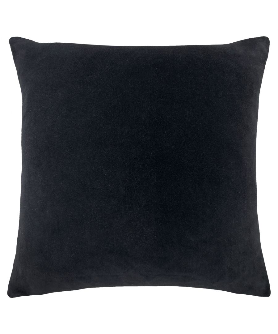 furn. Mangata Black Square Geometric Pleat Cushion - image 2