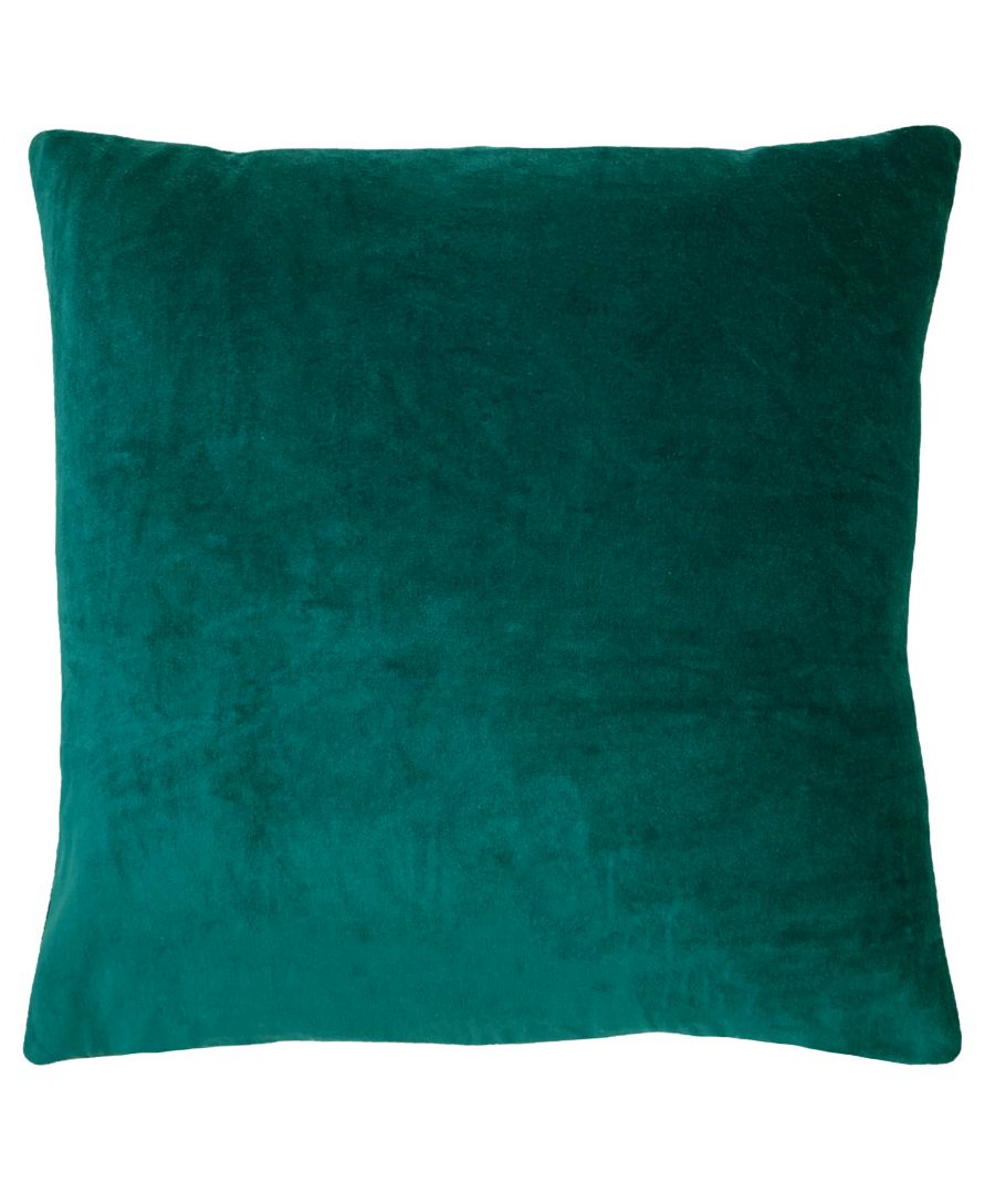 furn. Mangata Teal Square Geometric Pleat Cushion - image 2