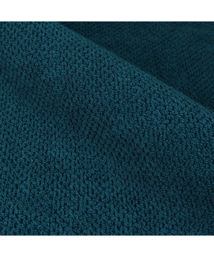 furn. Textured Cotton Blue Bath Sheet - image 2