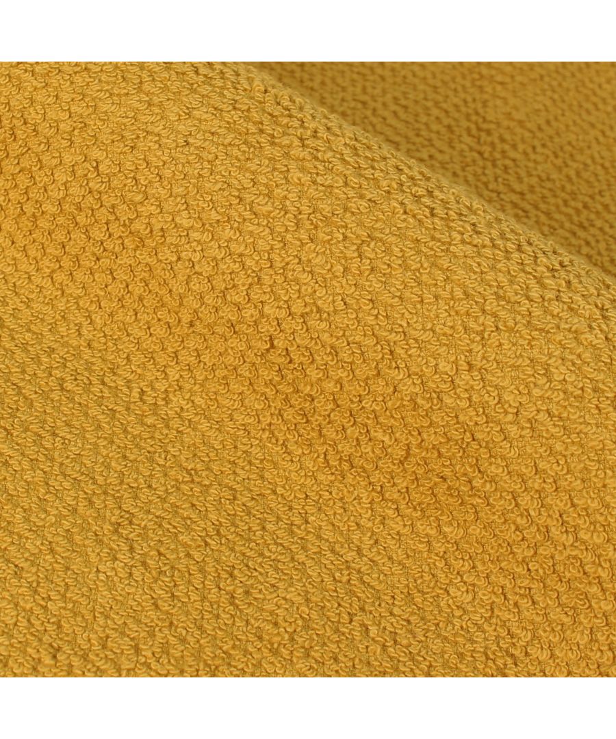 furn. Textured Cotton Ochre Hand Towel - image 2