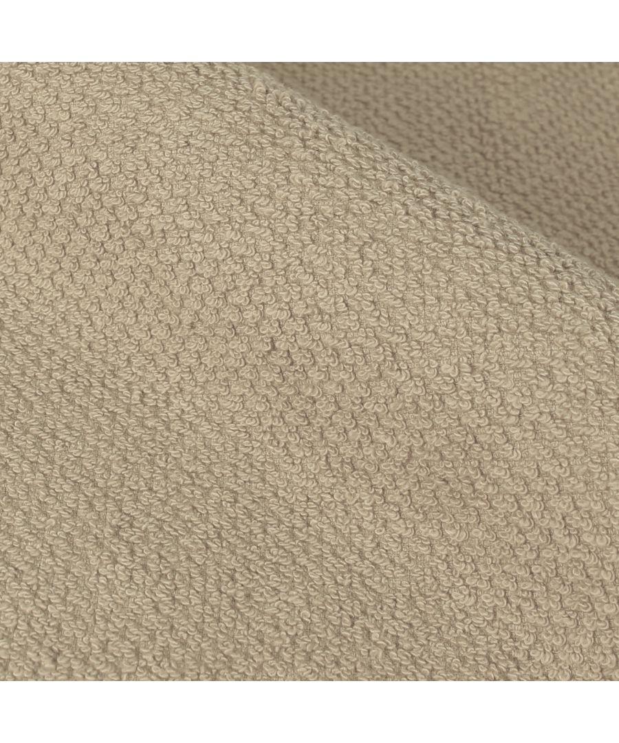 furn. Textured Cotton Warm Cream Bath Sheet - image 2
