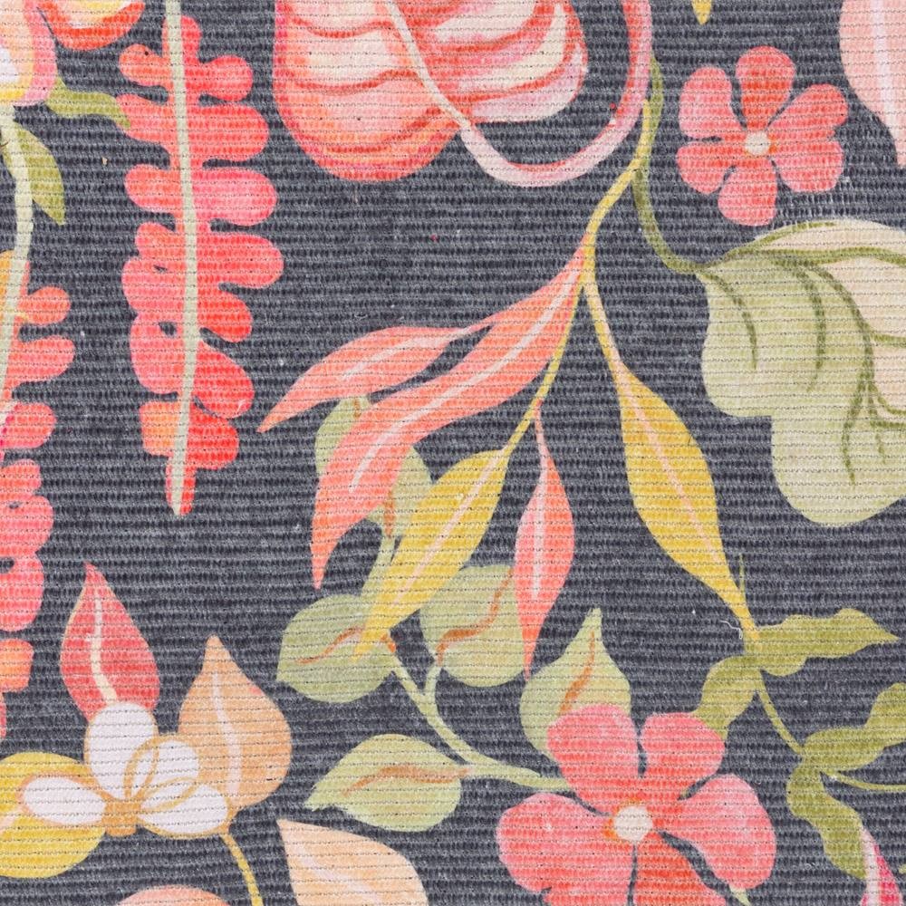 Furn Tropical Bloom Floral Print Black Rug 120 x 170cm - image 5