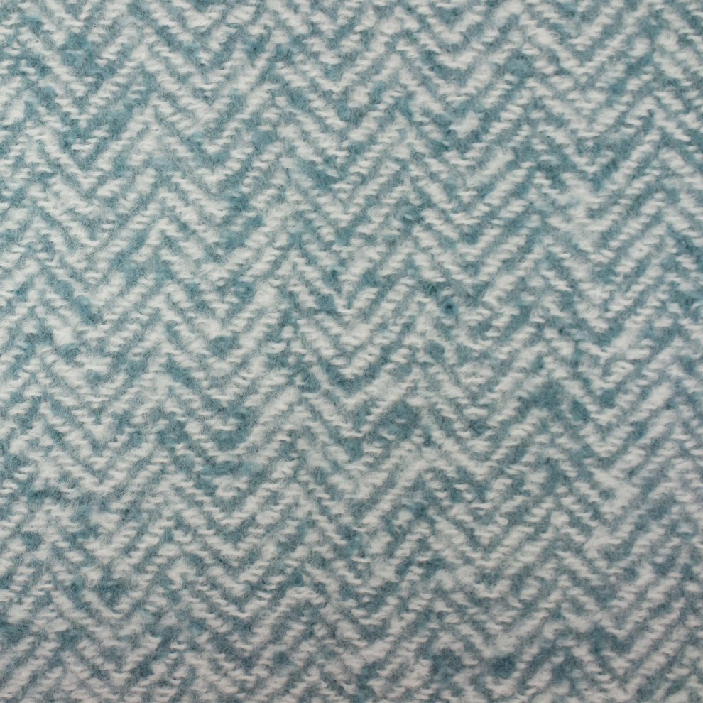 furn. Weaver Herringbone Teal Throw 180 x 130cm - image 3