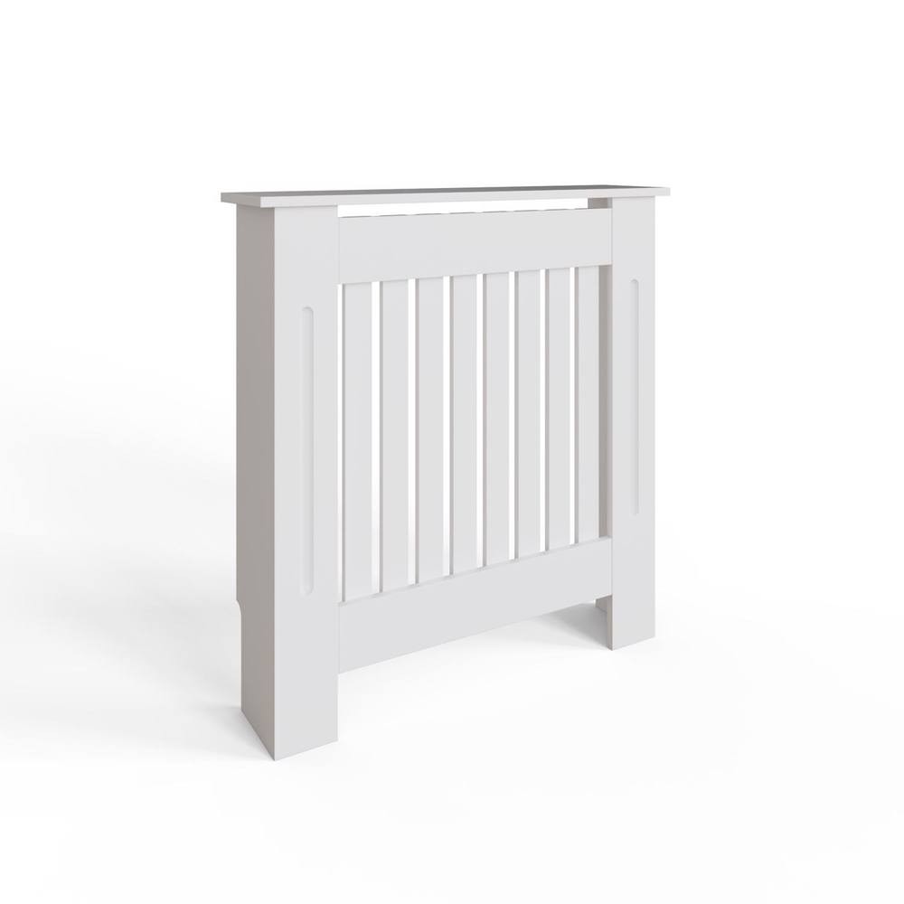 FWStyle White Vertical Slat MDF Radiator Cover Small - image 2