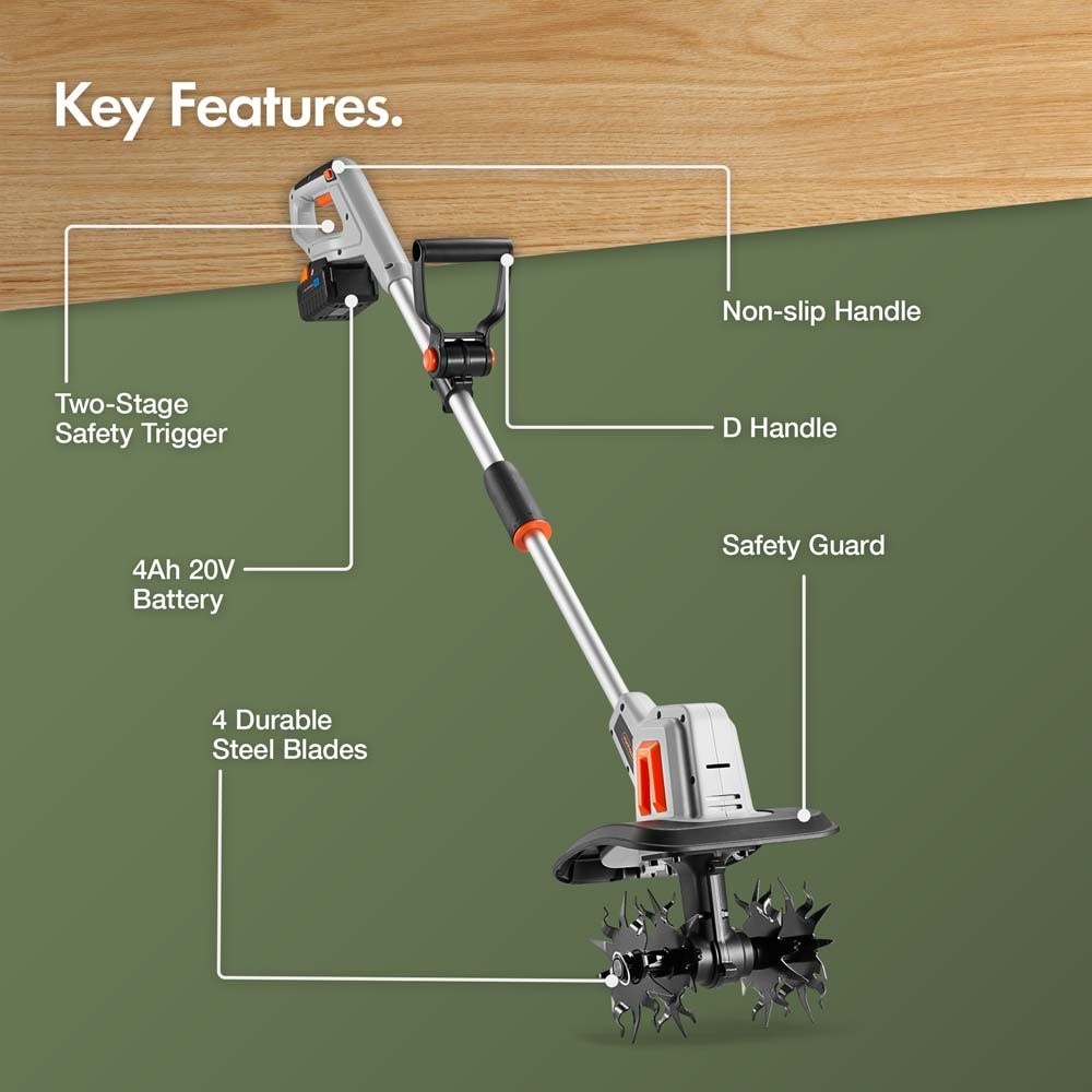 G-Series 20V Cordless Garden Tiller - image 4
