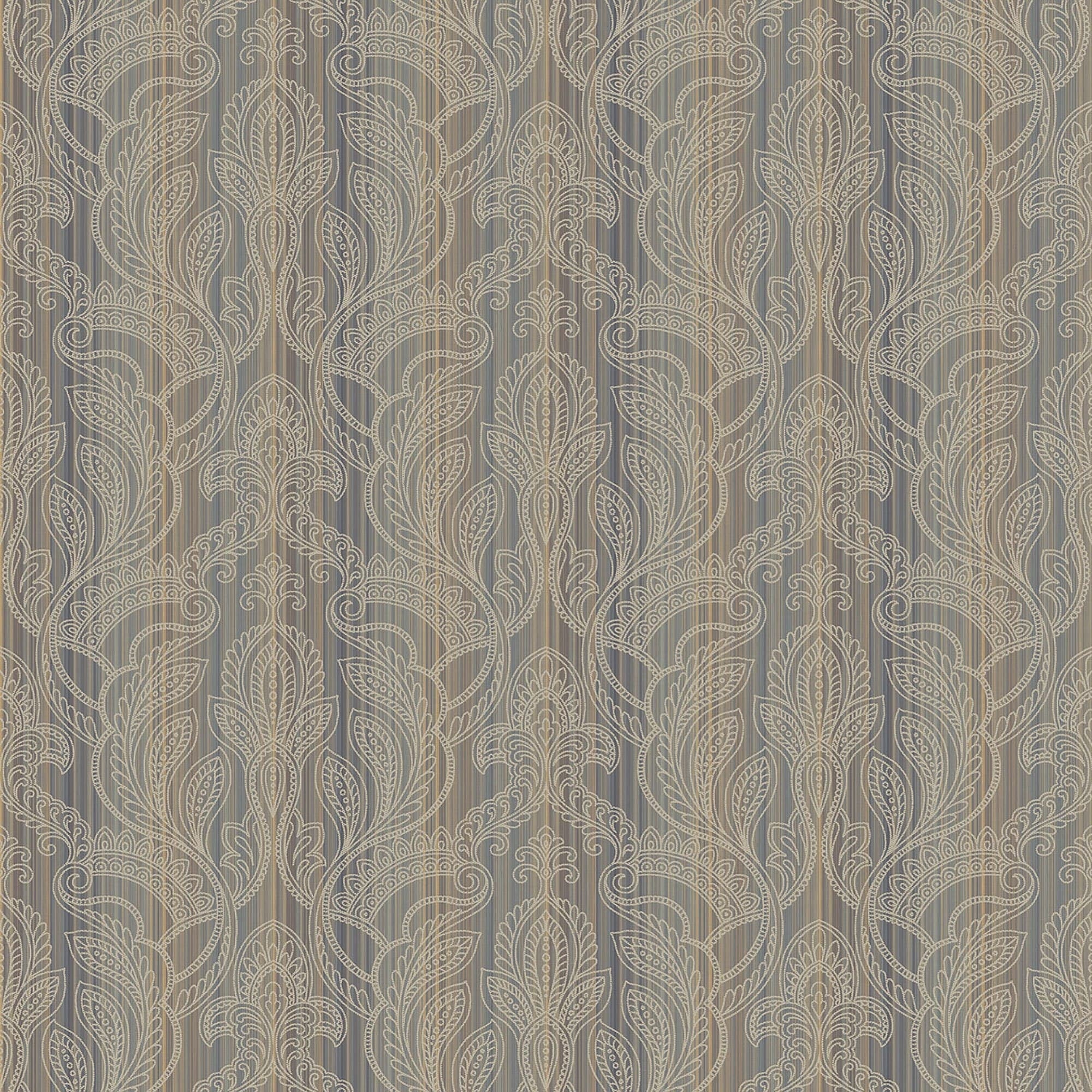 Galerie Nordic Elements Paisley Damask Purple Lilac Wallpaper - image 2