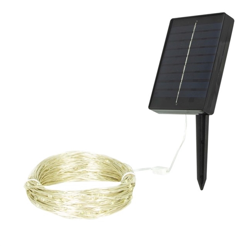 GardenKraft Bright White 200 Micro Solar LED String Light - image 2