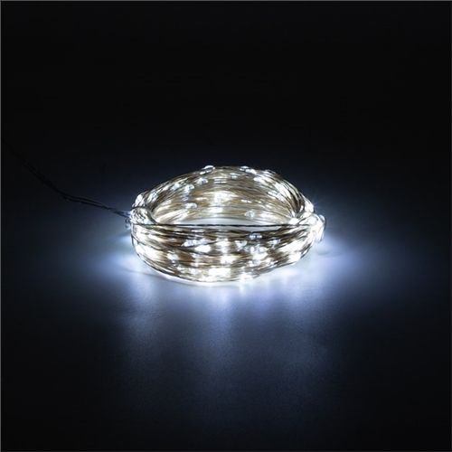 GardenKraft Bright White 200 Micro Solar LED String Light - image 4