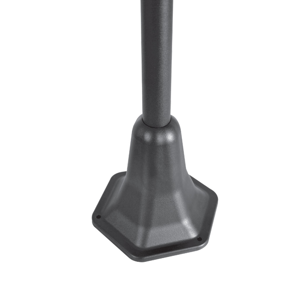 GardenKraft Bright White LED Victorian Twin Head Solar Lamp Post - image 5