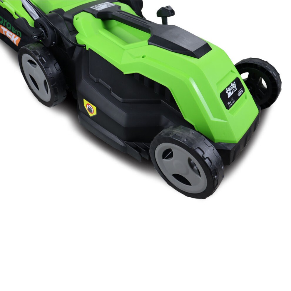 GardenTek 38cm Corded Electric Lawn Mower with Rear Roller 1600w/230v - image 2
