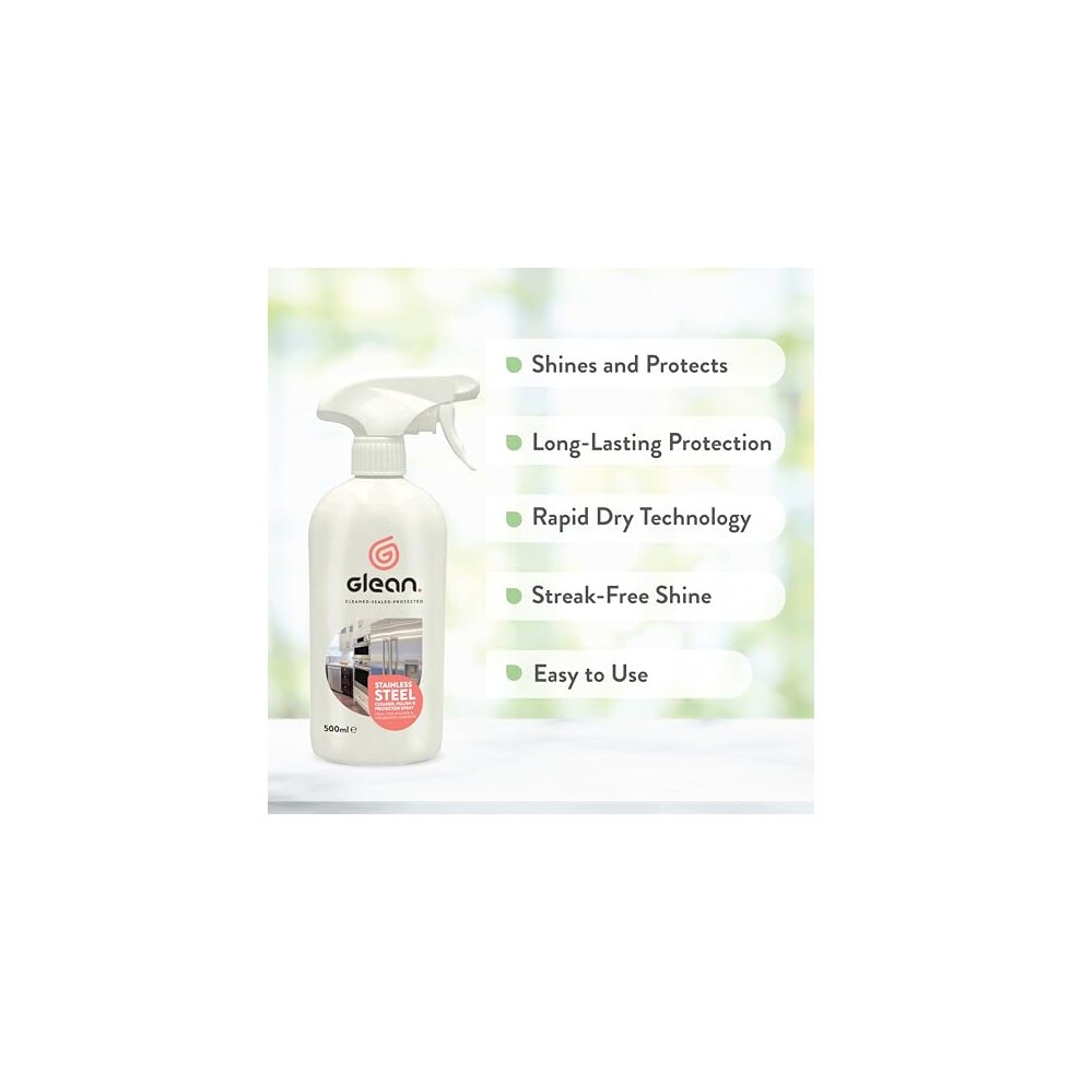 Glean Stainless Steel Cleaner and Polish Spray 500ml - image 3