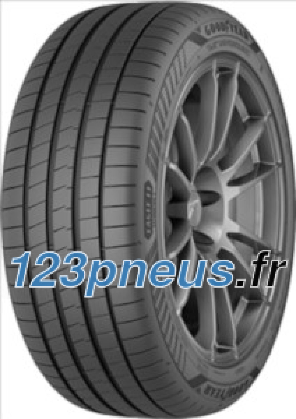 Goodyear Eagle F1 Asymmetric 6 summer tyre features a sleek black rubber design with prominent tread patterns, labeled with size 235/45 R18 and a 98Y speed rating.