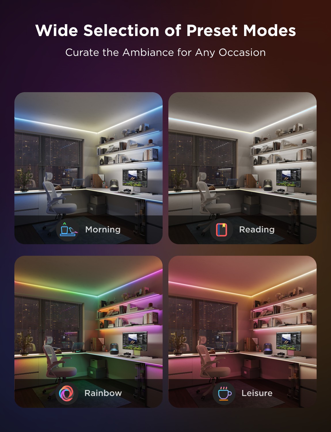 Govee RGBICW LED Smart Strip Light 10m - image 4