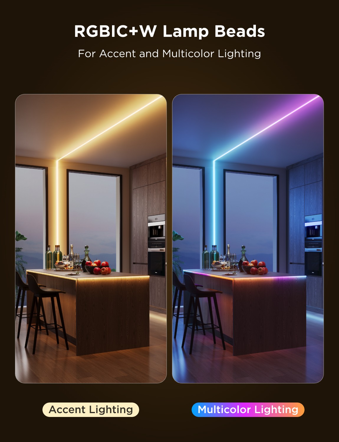Govee RGBICW LED Smart Strip Light 10m - image 5