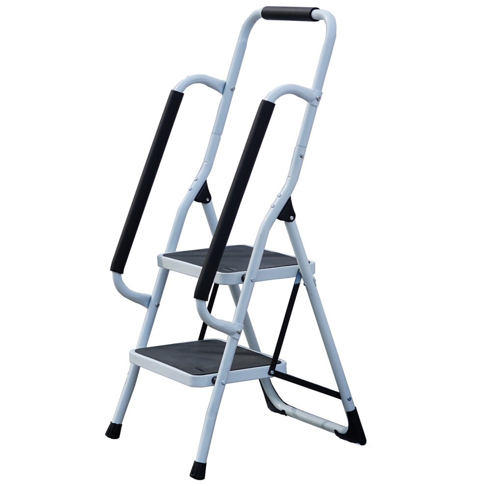 Gr8 Home 2 Step Folding Stool with Handrail - image 5