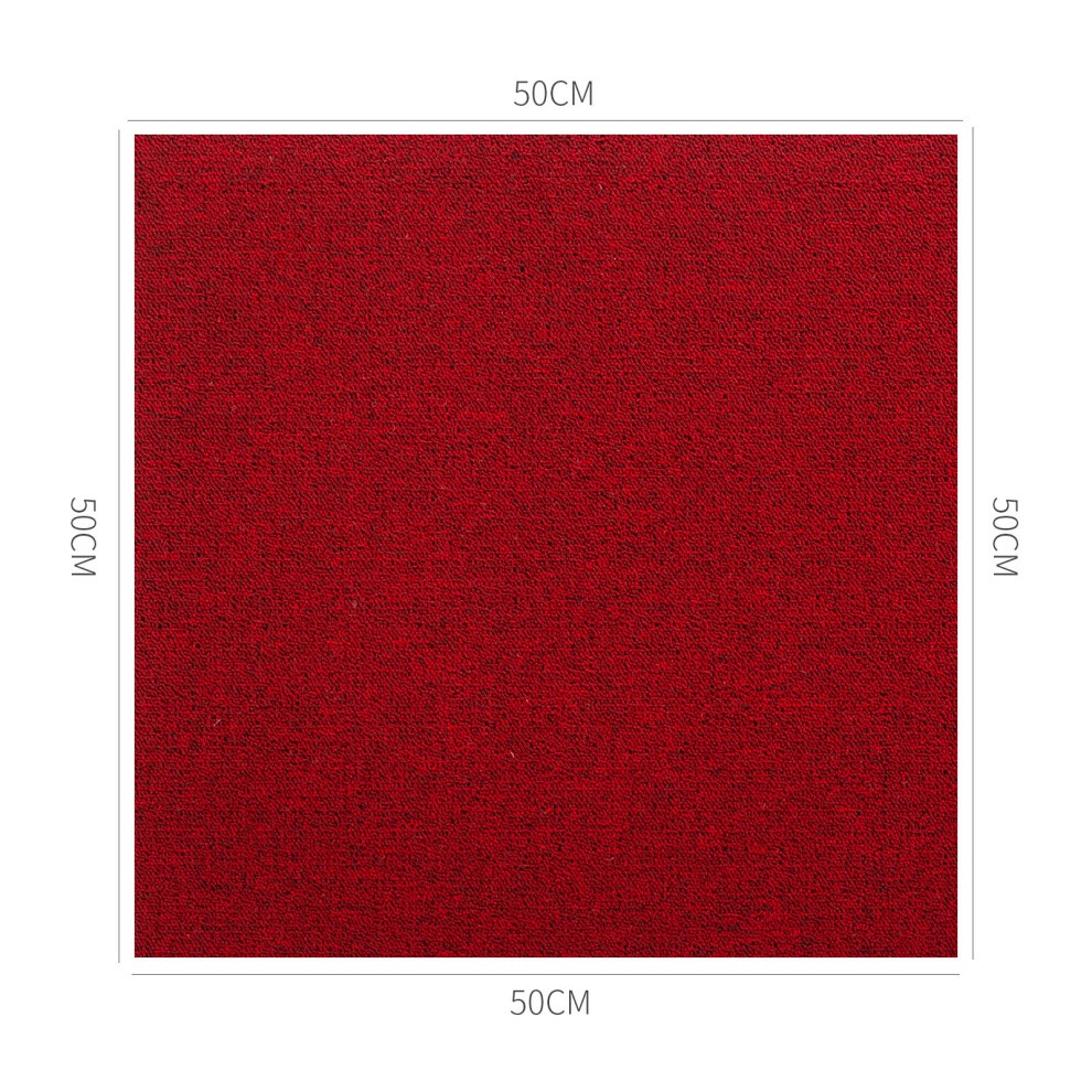 Gr8 Home Wine Red Heavy Duty Carpet Tiles 50 x 50cm 20 Pack - image 2
