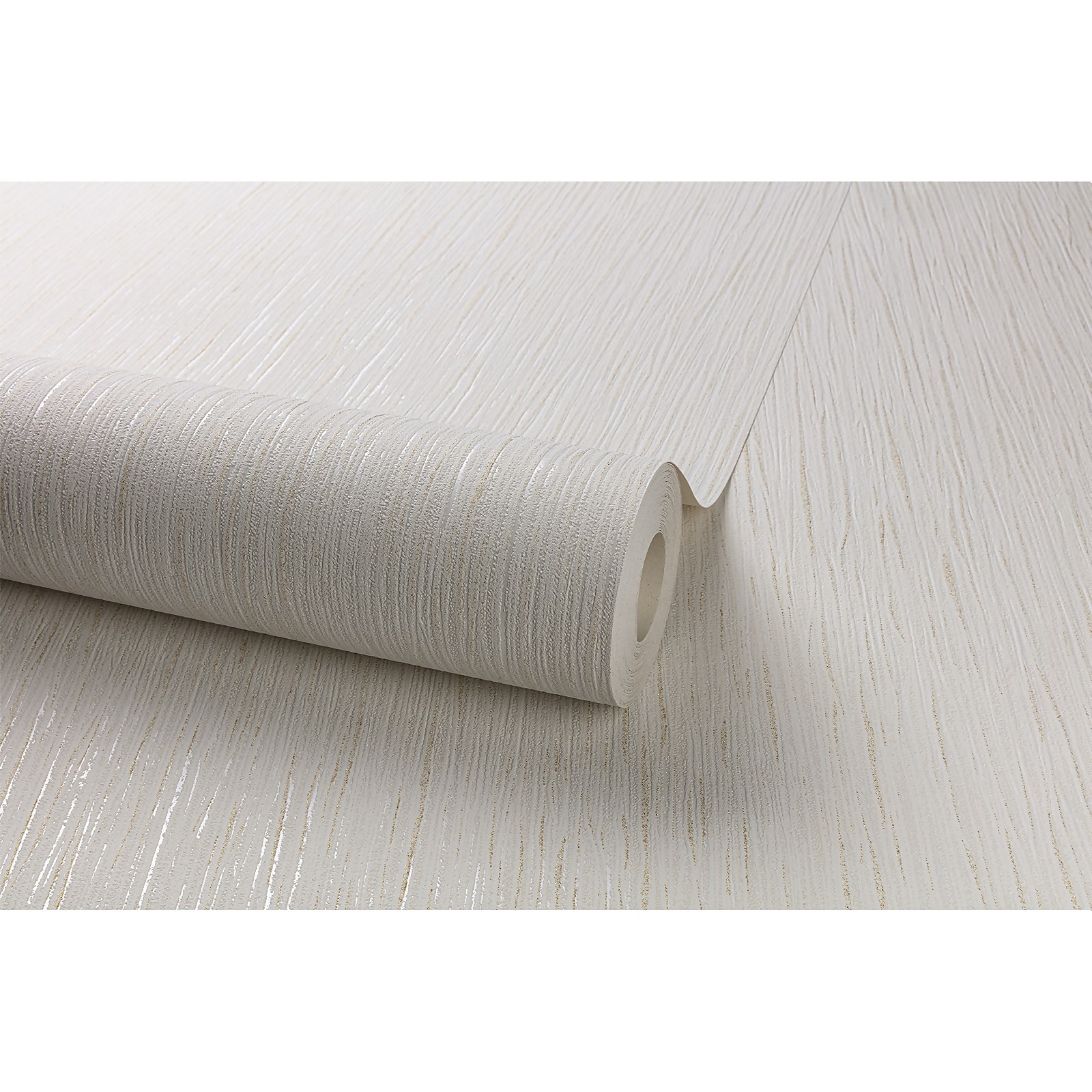 Grandeco Regency Cream Plain Glitter Textured Blown Vinyl Wallpaper - image 4