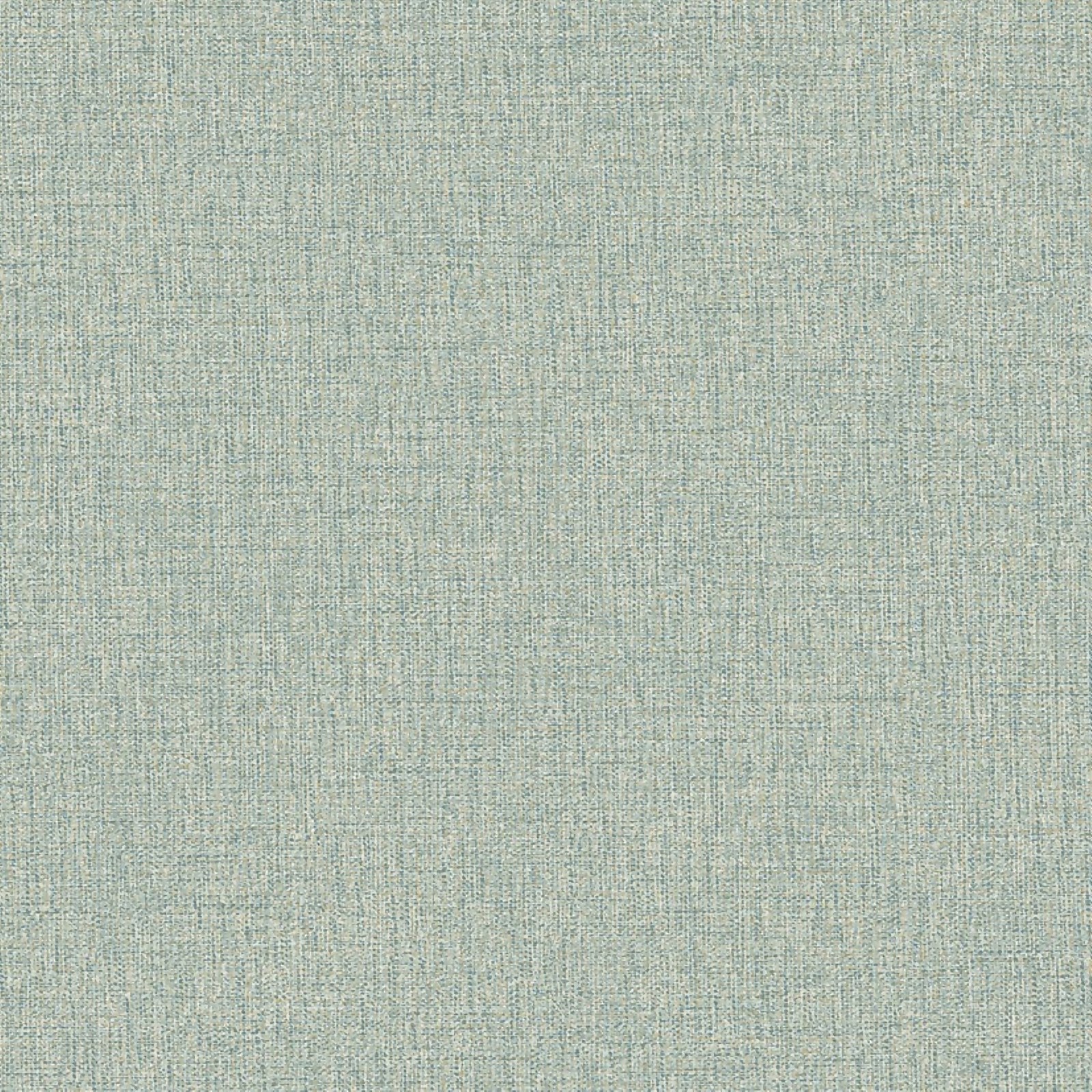 Textured wallpaper in a soft green hue, featuring a twill fabric design, measuring 10m x 53cm, ideal for adding a subtle, elegant touch to interiors.