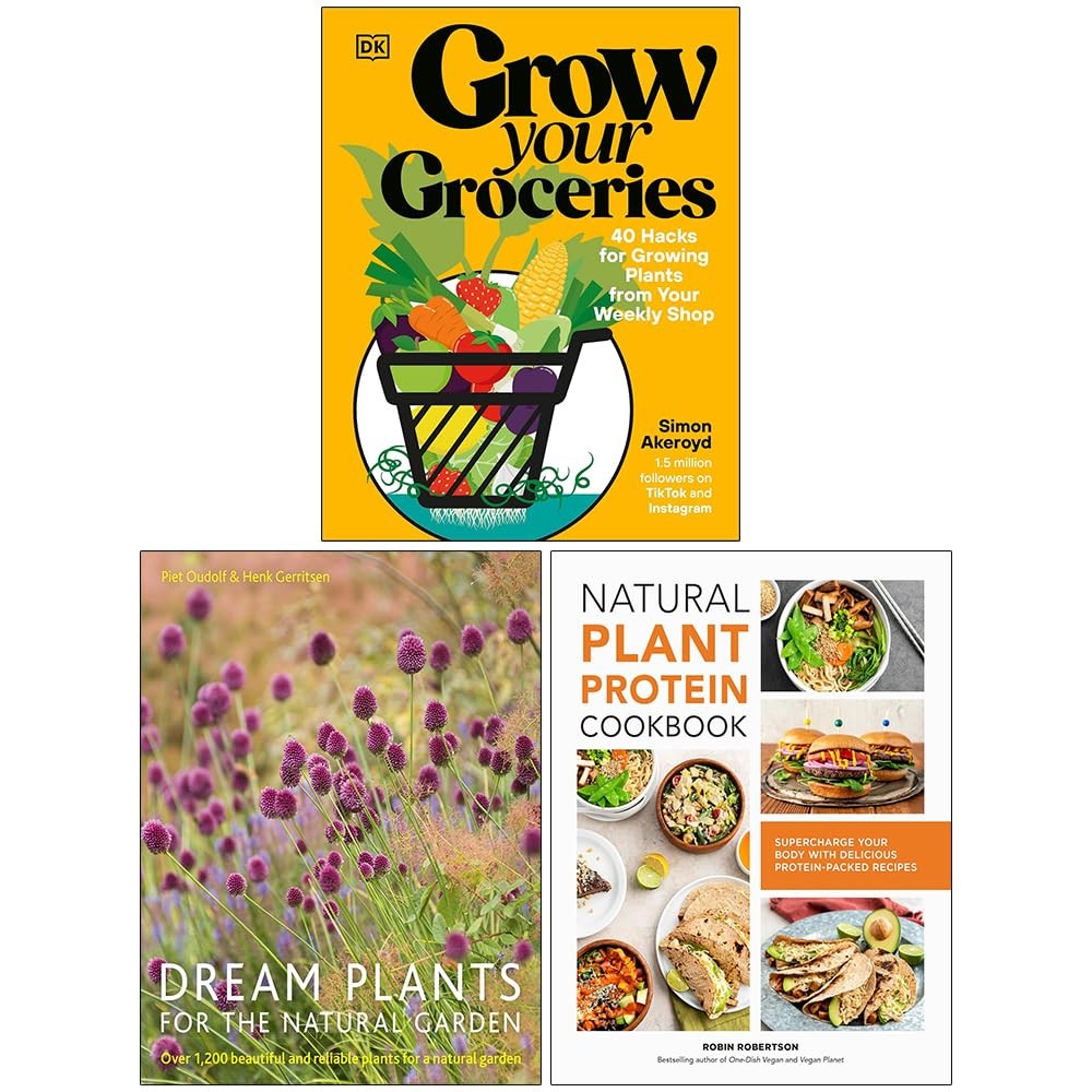 Grow Your Groceries 3 Book Set: Dream Plants for the Natural Garden, Natural Plant Protein Cookbook - image 2
