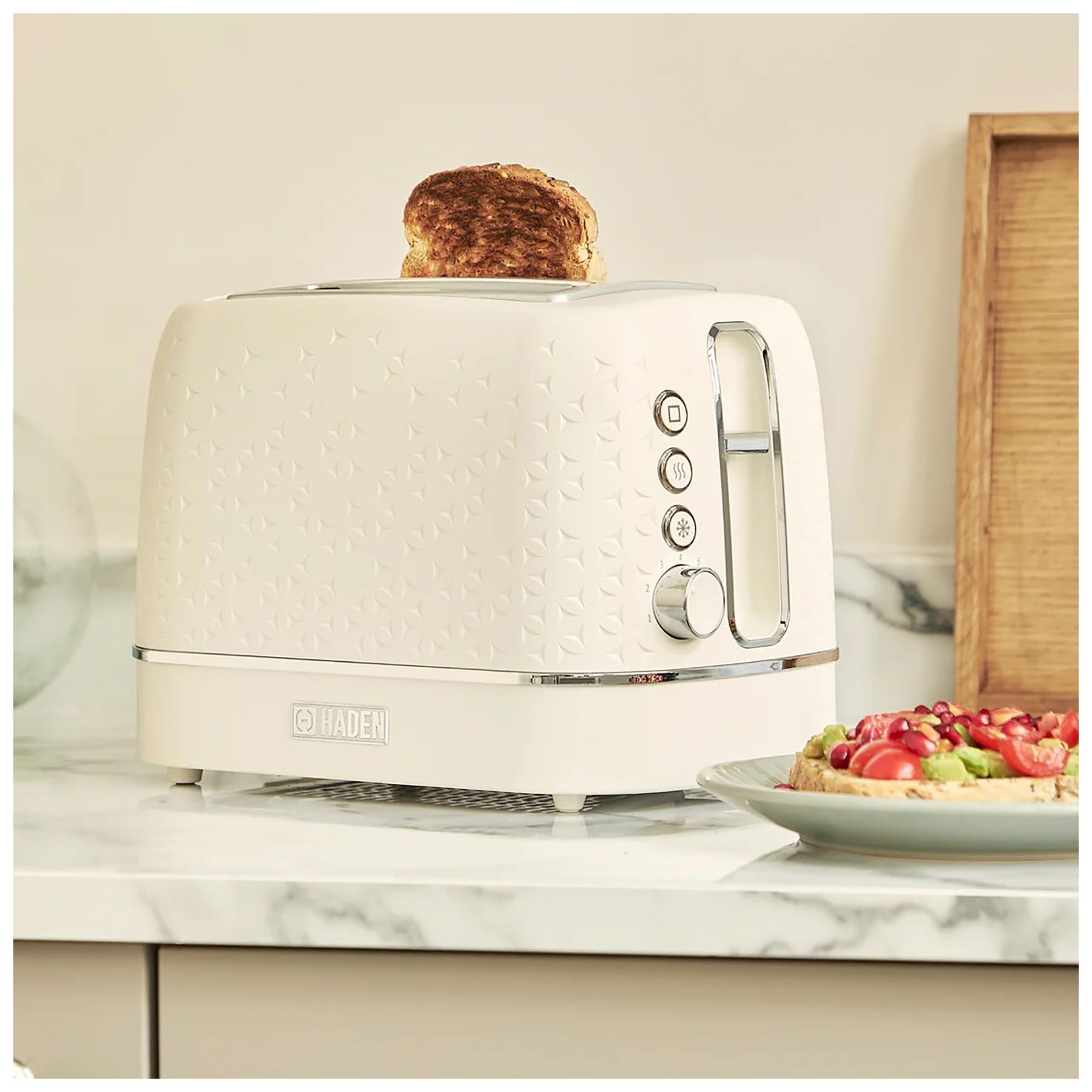 Haden Starbeck 207210 Ivory 2 Slice Toaster - image 3