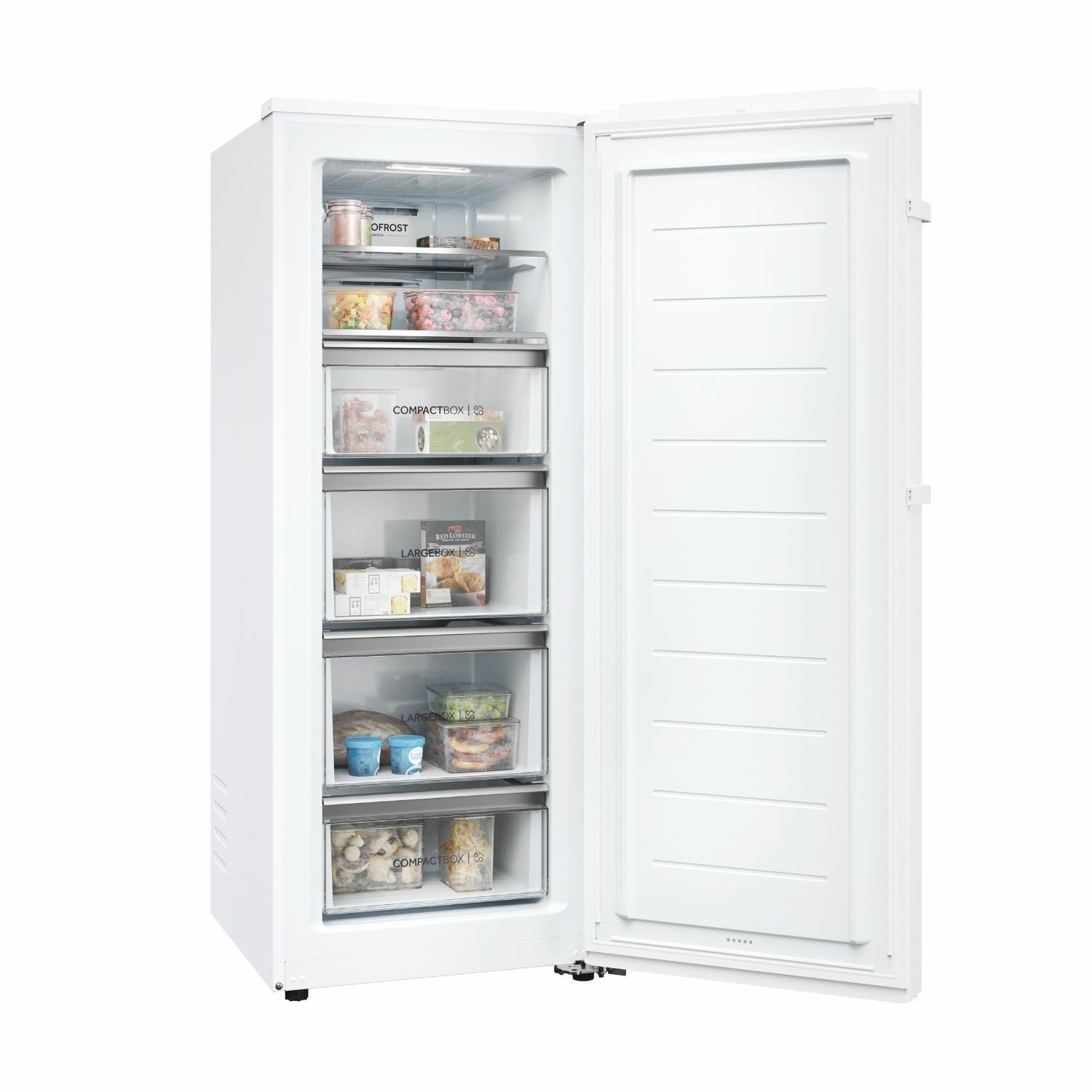 Haier H4F226WEH1K 153.5x60cm 226L Total No Frost Upright White Tall Freezer - image 5