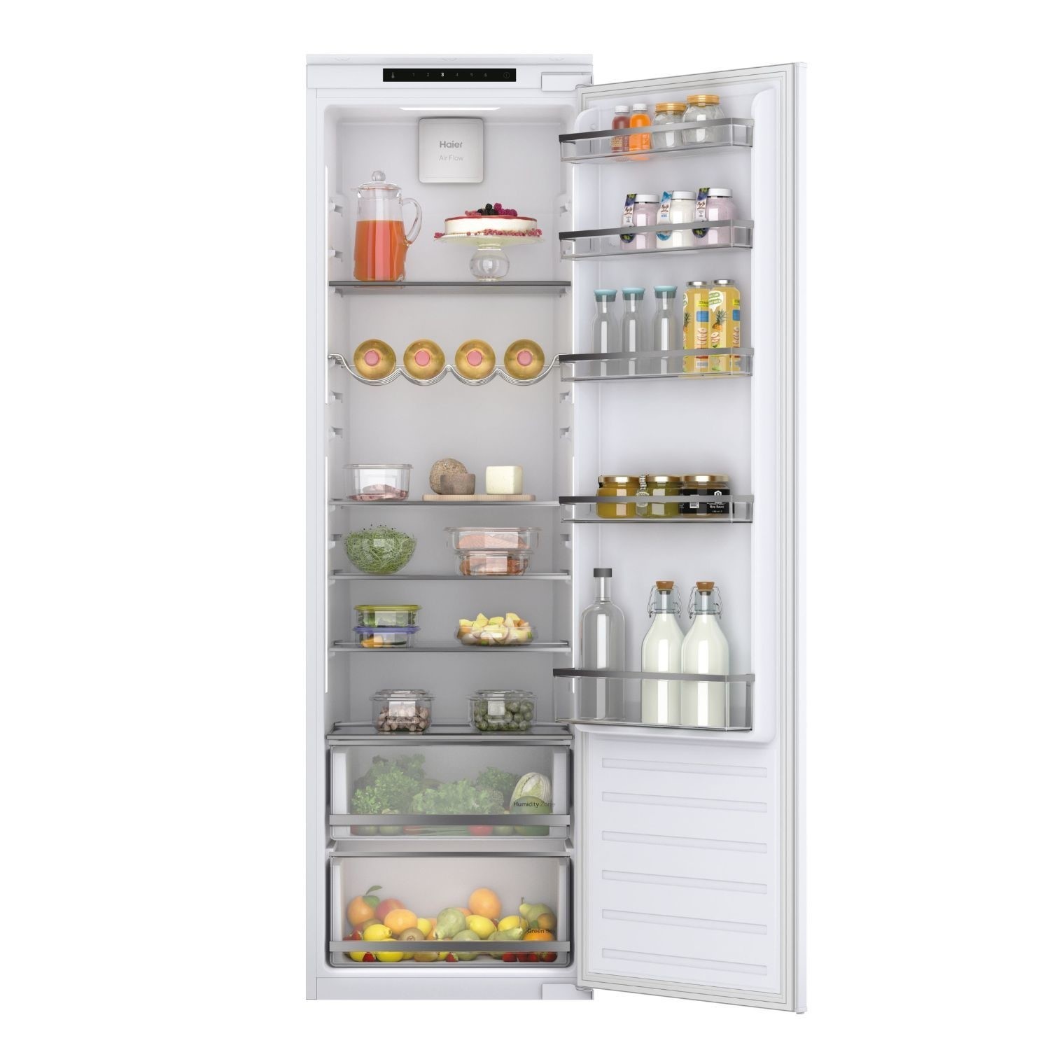 Haier HAMS518EWK 178cm 316L Built in Tall White Larder Fridge - image 2