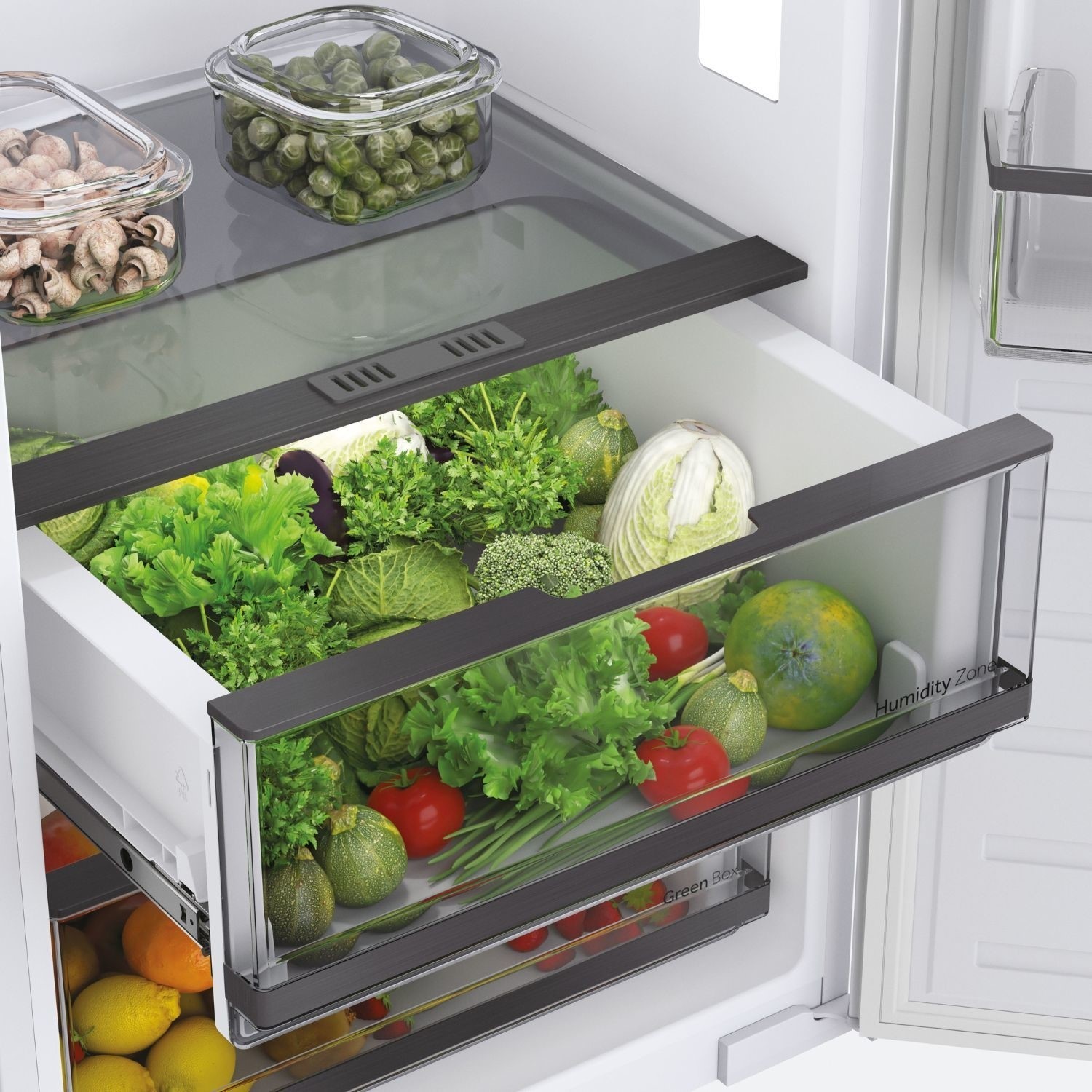 Haier HAMS518EWK 178cm 316L Built in Tall White Larder Fridge - image 3