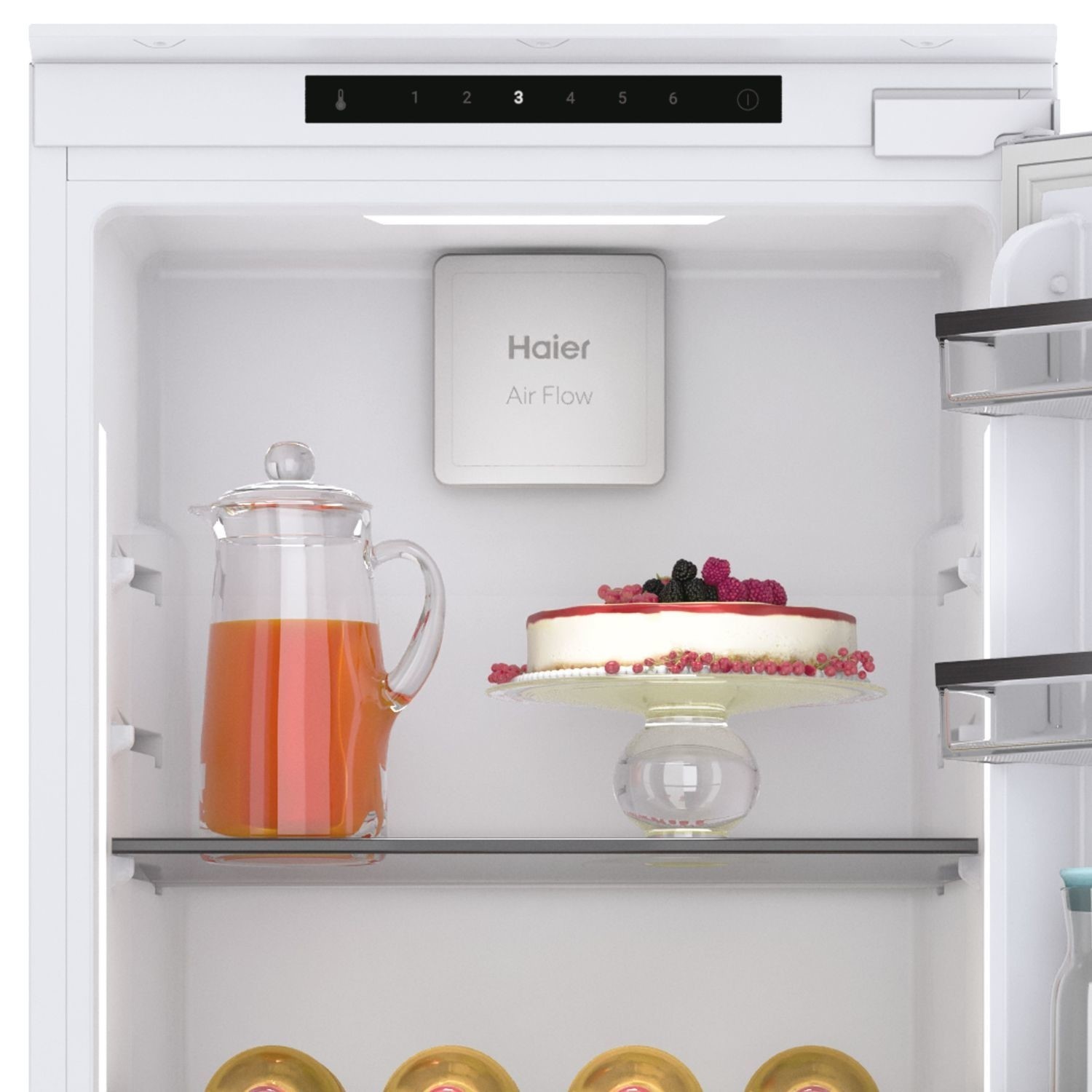 Haier HAMS518EWK 178cm 316L Built in Tall White Larder Fridge - image 4