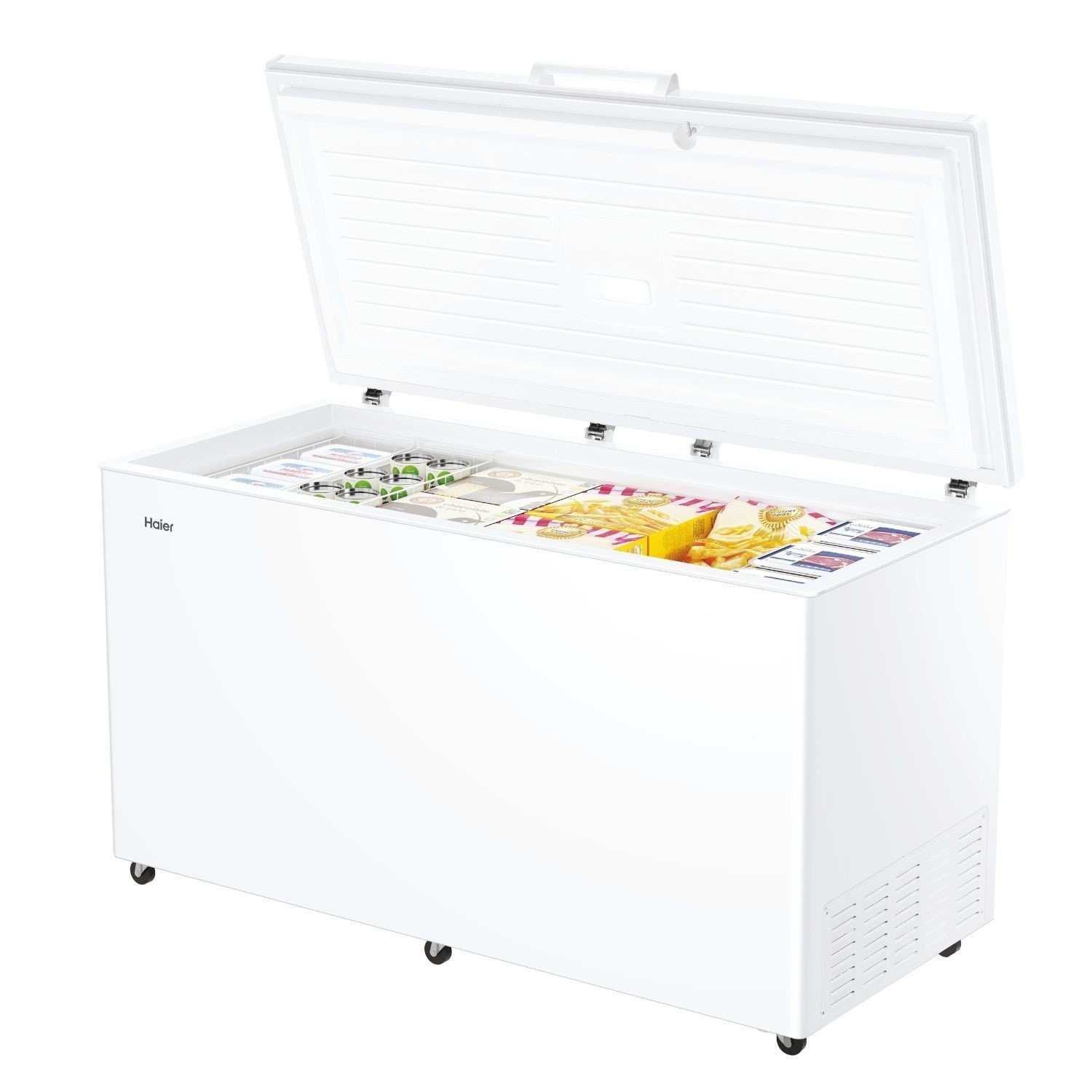 Haier HCE519EK 508L Static White Freestanding Chest Freezer - image 4
