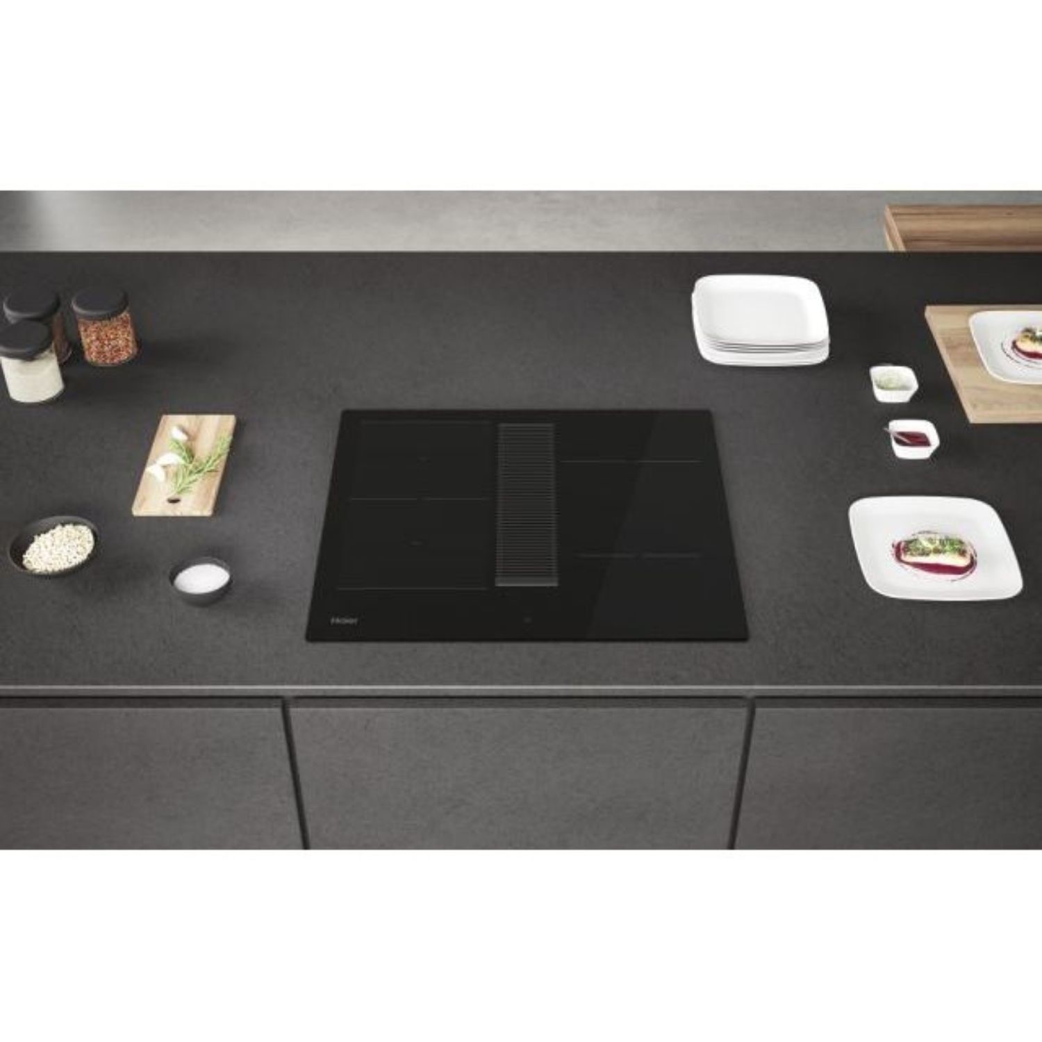 Haier I-Dual Series 6 HAIH6IESCF 60cm Four Zone Black Induction Hob - image 5