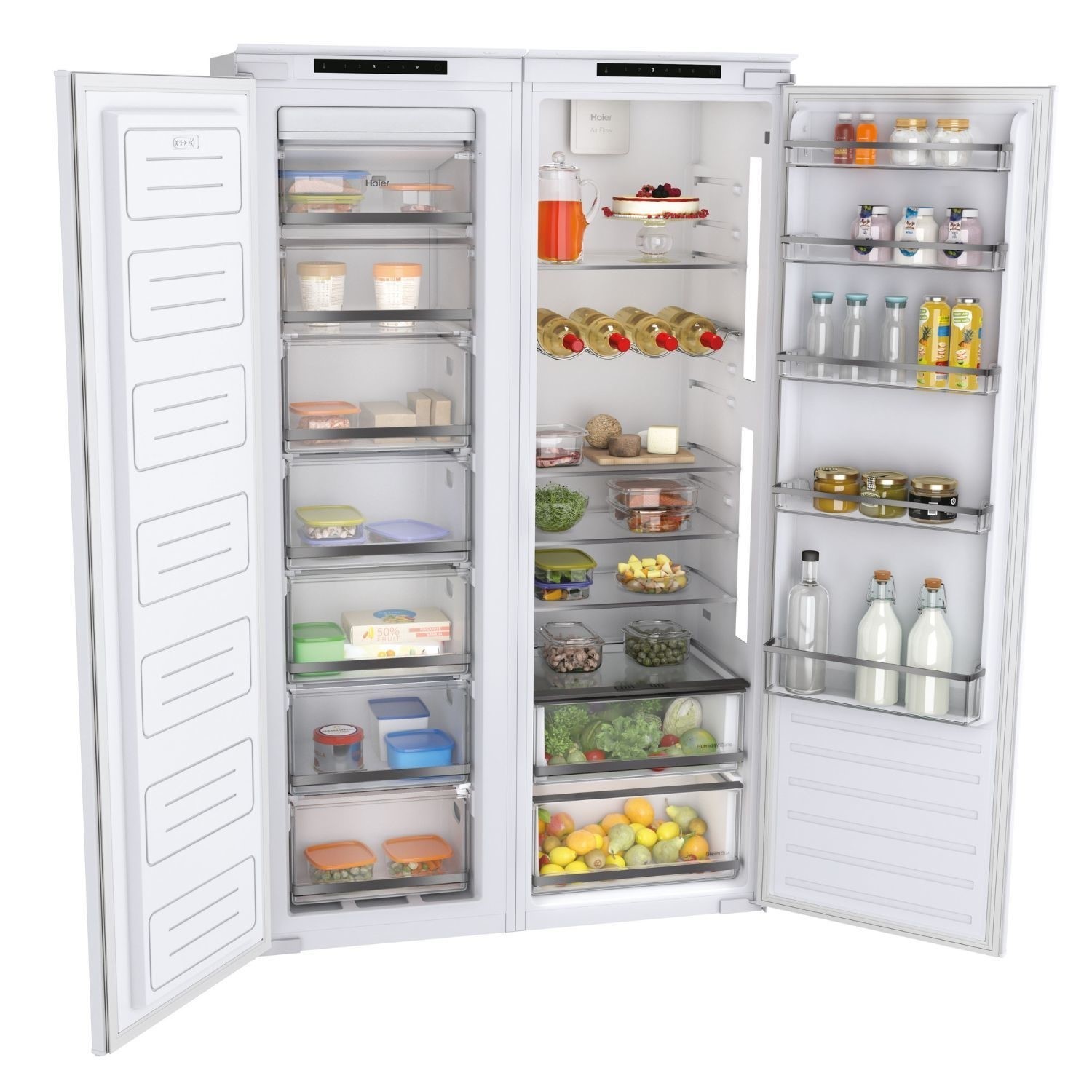 Haier Series 6 HAUN518EWK 178cm Total No Frost Built in White Upright Freezer - image 4