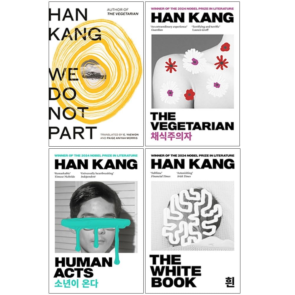 Han Kang Collection 4 Book Set We Do Not Part The Vegetarian Human Acts The White Book - image 3