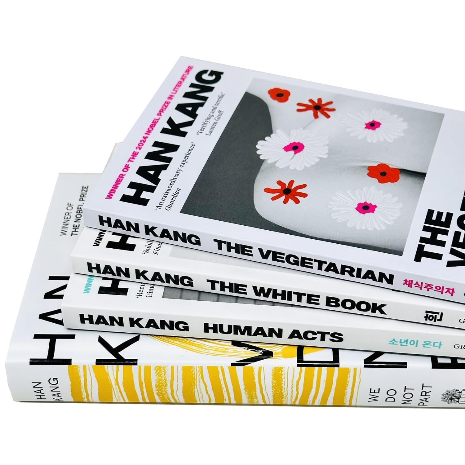 Han Kang Collection 4 Book Set We Do Not Part The Vegetarian Human Acts The White Book - image 5