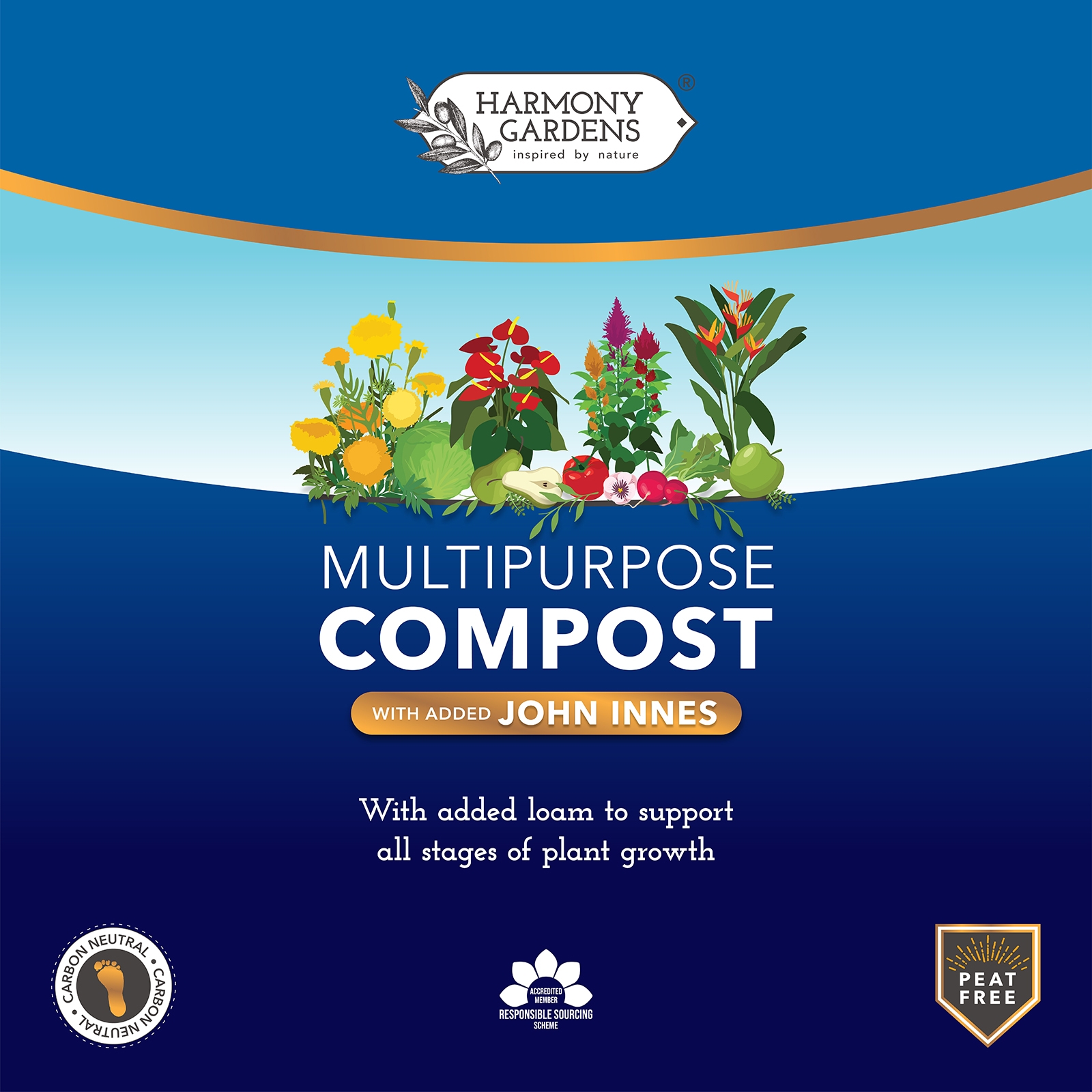 Harmony Gardens Multipurpose Compost with added JI 40L - image 3