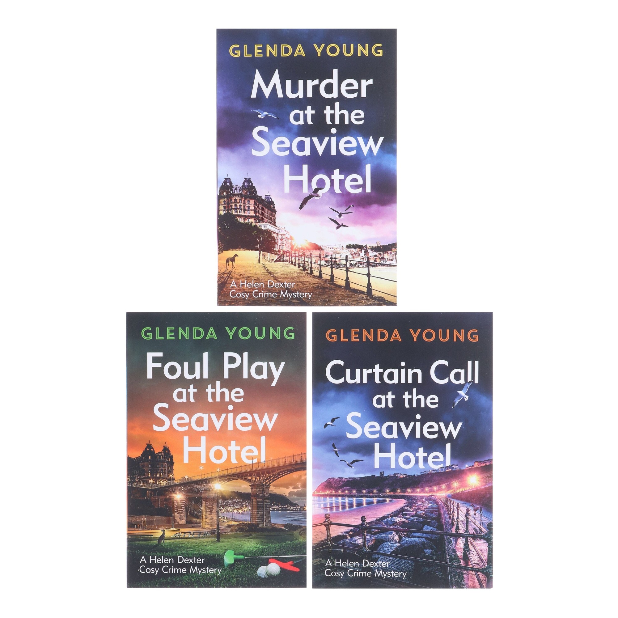 Helen Dexter Cosy Crime Mysteries 3 Book Set Glenda Young Murder At The Seaview Hotel - image 2