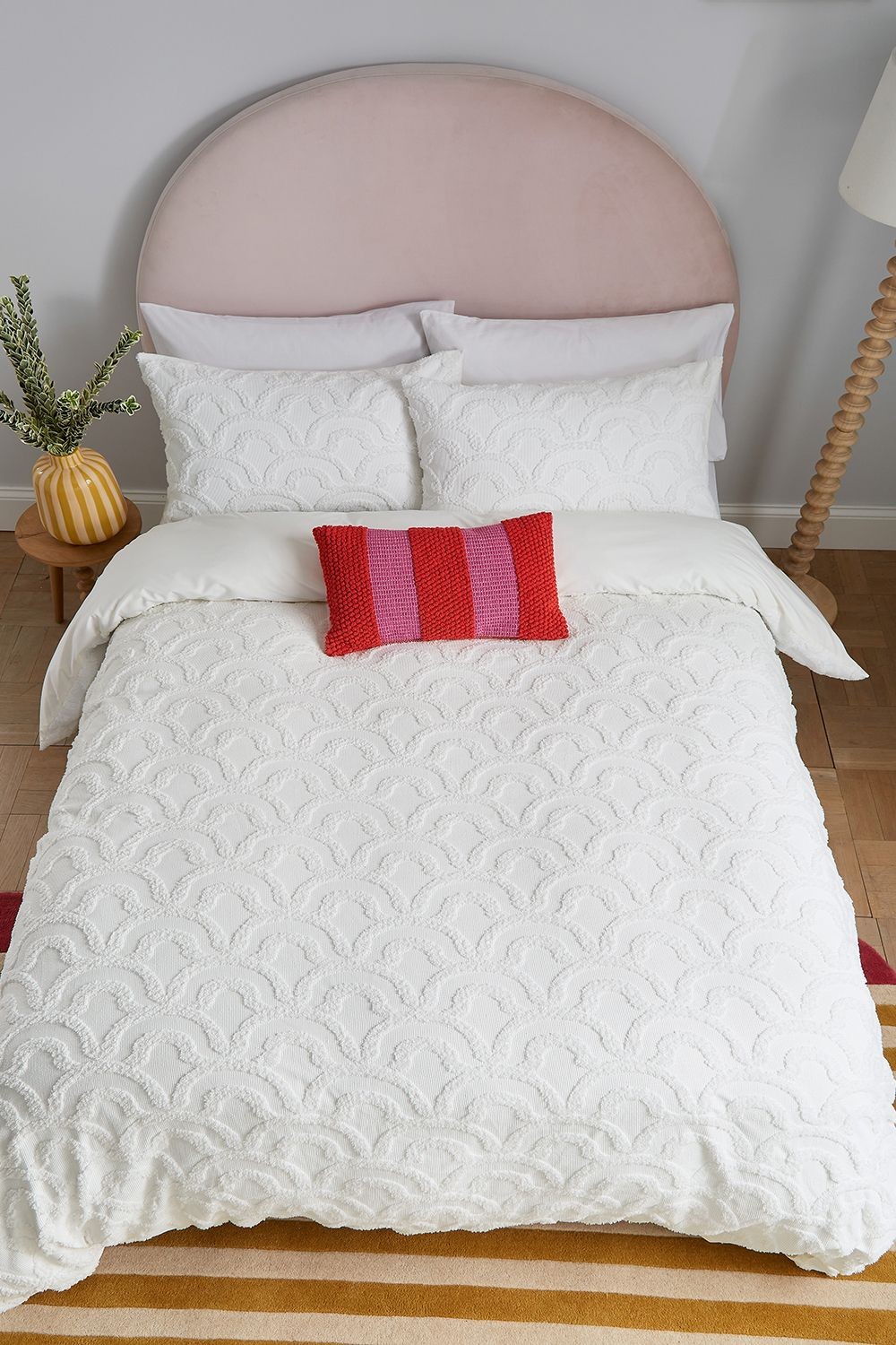 Helena Springfield Annie White Super King Size Duvet Set - image 4