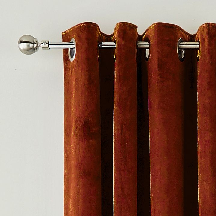 Helena Springfield Escala Lined Copper Eyelet Curtains 168 x 183cm - image 3