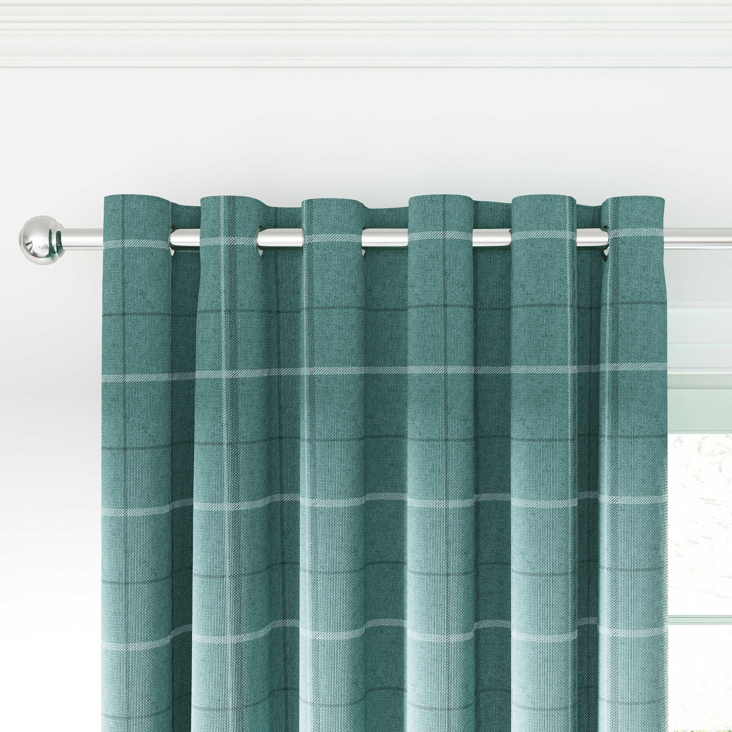 Helena Springfield Harper Duck Egg Woven Lined Curtain 228 x 228cm - image 2