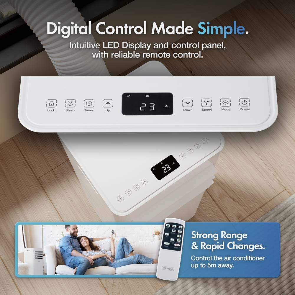 High-Performance Air Conditioner - 4 Modes – 7000BTU - image 5