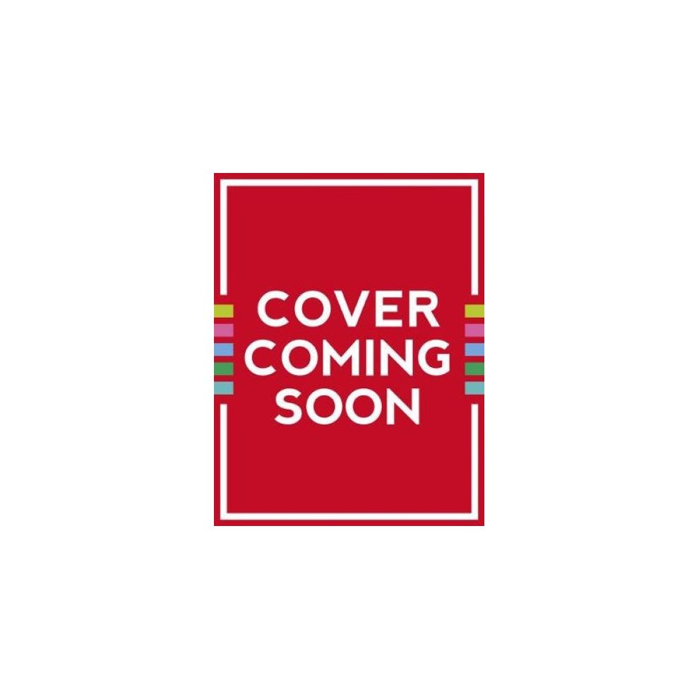 Red slipcase featuring bold white text that reads "COVER COMING SOON," with colorful stripes on the sides, designed for the "His Dark Materials Trilogy" by Philip Pullman.