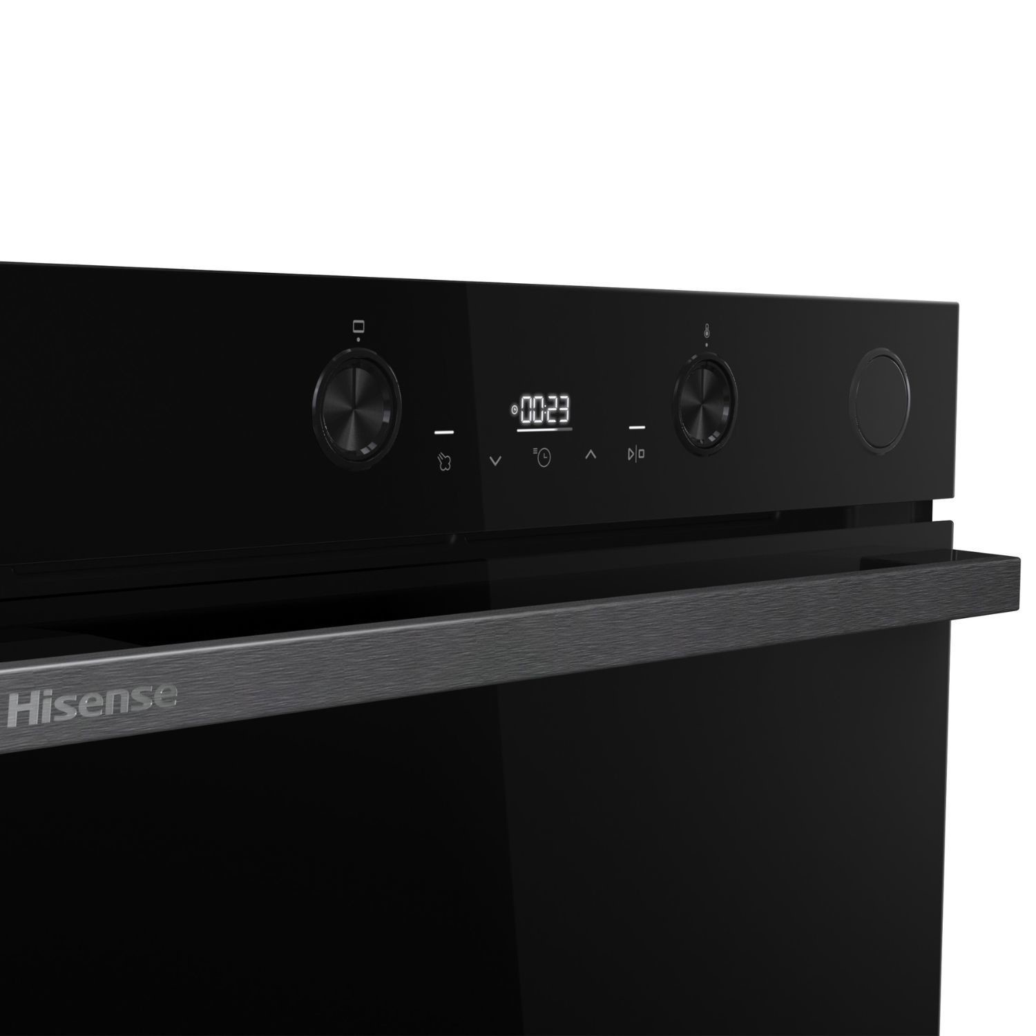Hisense Hi4 BlackLine BSA66226ADBGUK 77L Built In Electric Single Steam Jet Black Oven - image 4