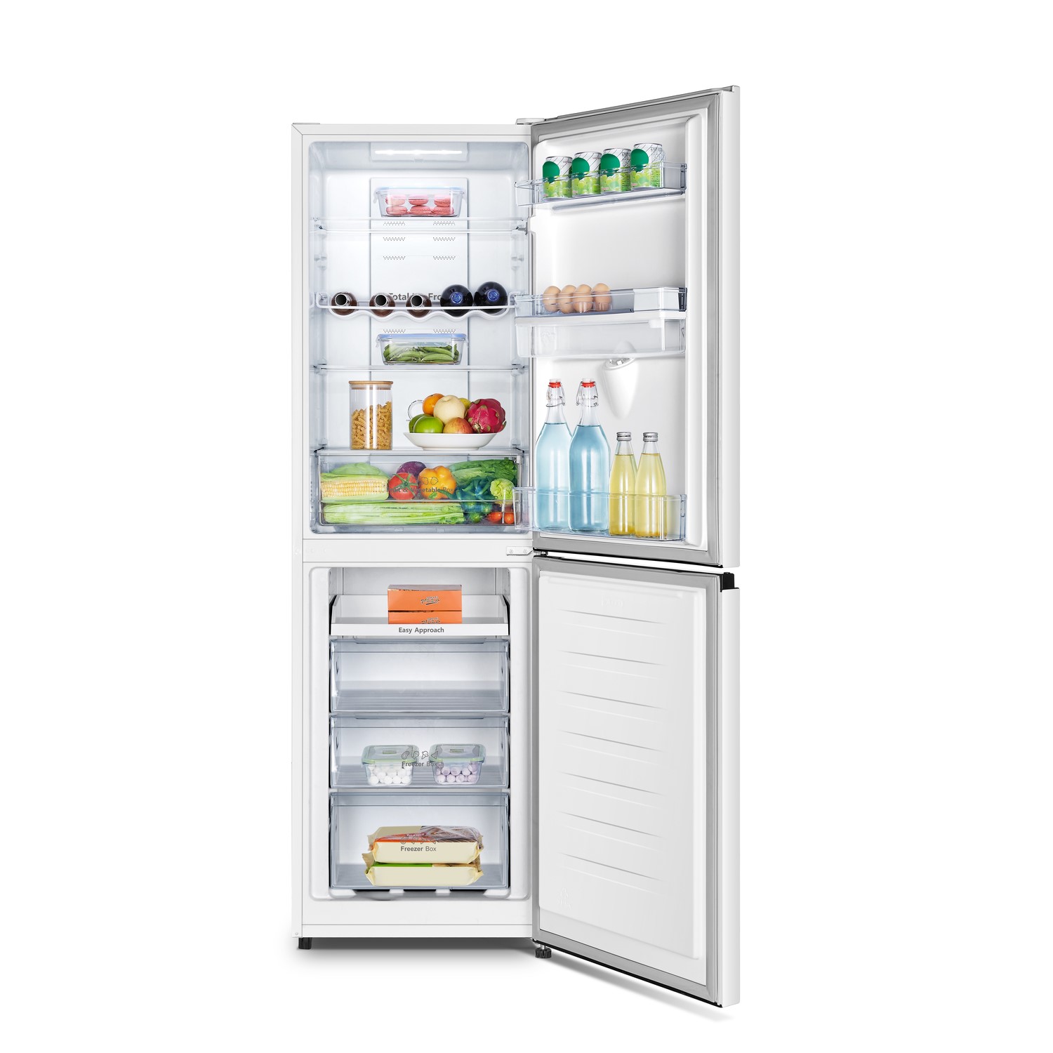 Hisense RB327N4WWE 182x55cm 50/50 256L No Frost White Fridge Freezer - image 2