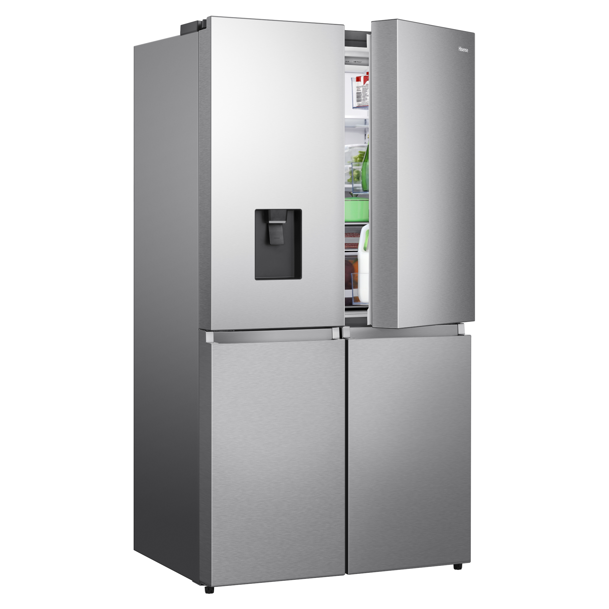 Hisense RQ758N4SWSE 91cm 606L Total No Frost American Stainless Steel Fridge Freezer - image 2